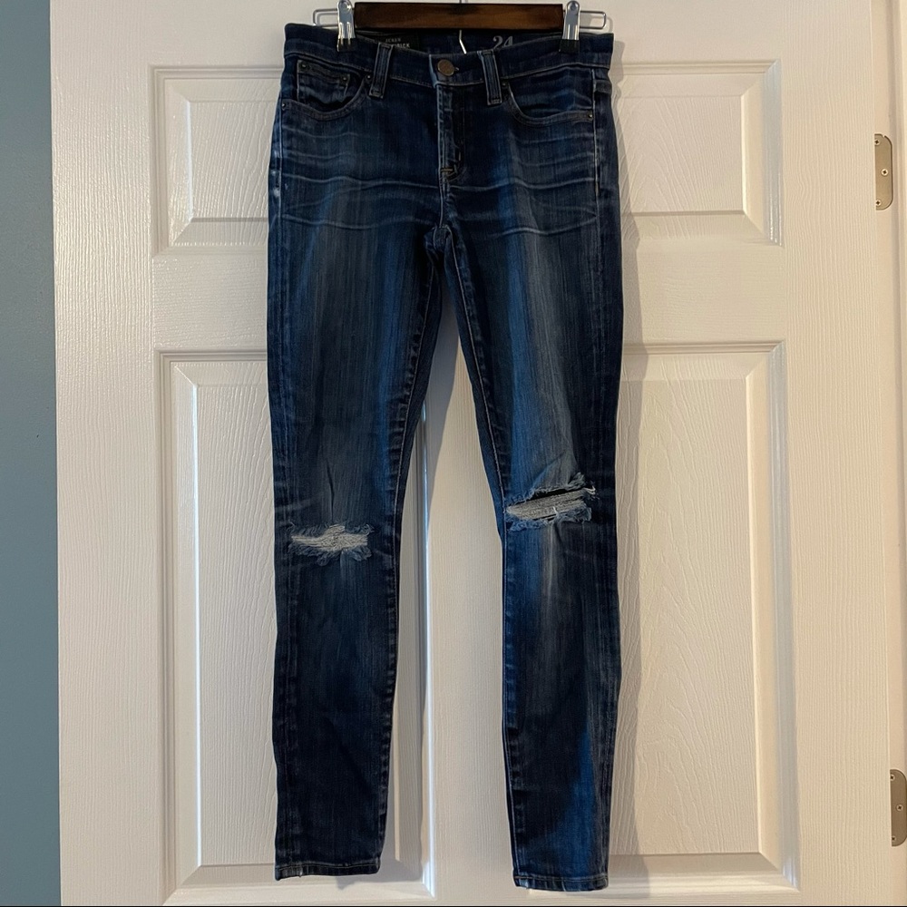 J Crew Toothpick Ankle Jeans